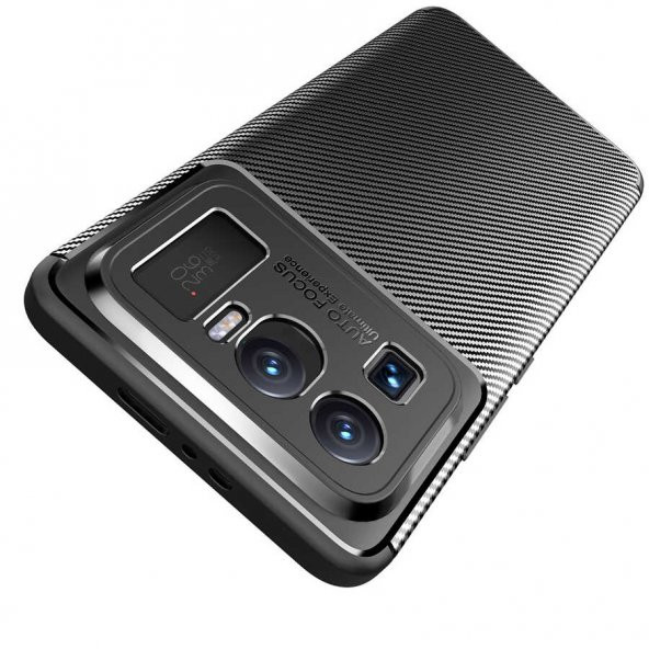 Xiaomi Mi 11 Ultra Kılıf Antişok Carbon Desenli Regnor Silikon Kapak - 2