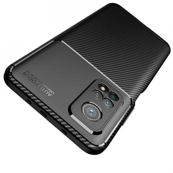 Xiaomi Mi 10T Pro 5G Kılıf Antişok Carbon Regnor Silikon Kapak - 7