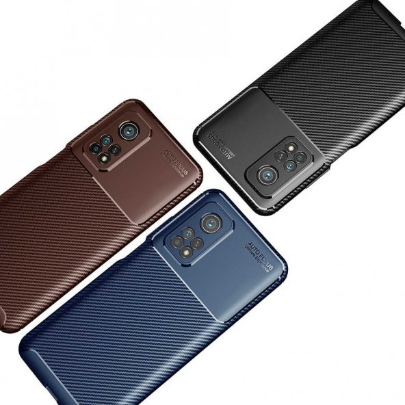 Xiaomi Mi 10T Pro 5G Kılıf Antişok Carbon Regnor Silikon Kapak - 8