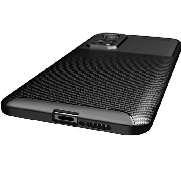 Xiaomi Mi 10T Pro 5G Kılıf Antişok Carbon Regnor Silikon Kapak - 9