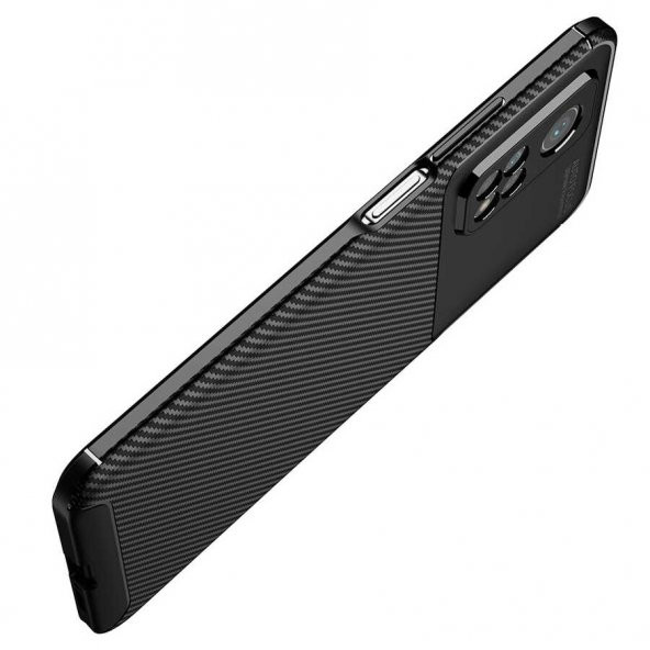 Xiaomi Mi 10T Pro 5G Kılıf Antişok Carbon Regnor Silikon Kapak - 10
