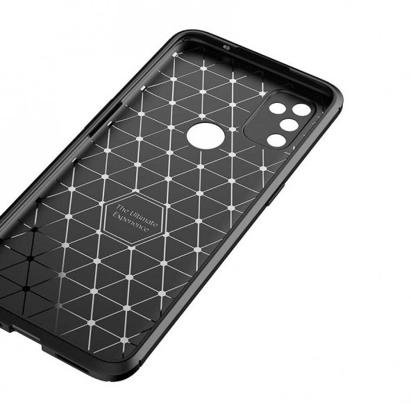 One Plus Nord N100 Kılıf Antişok Carbon Desenli Regnor Silikon Kapak - 7