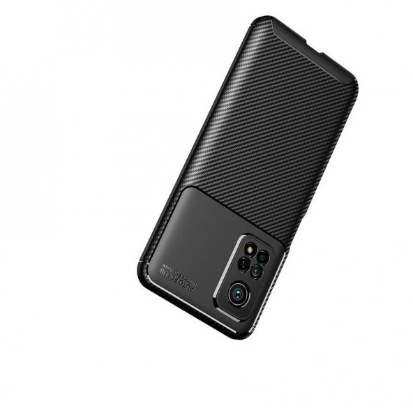 Xiaomi Mi 10T Pro 5G Kılıf Antişok Carbon Regnor Silikon Kapak - 12