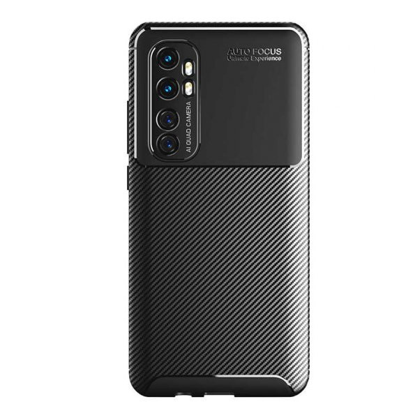 Xiaomi Mi Note 10 Lite Kılıf Antişok Carbon Desenli Regnor Silikon Kapak - 7