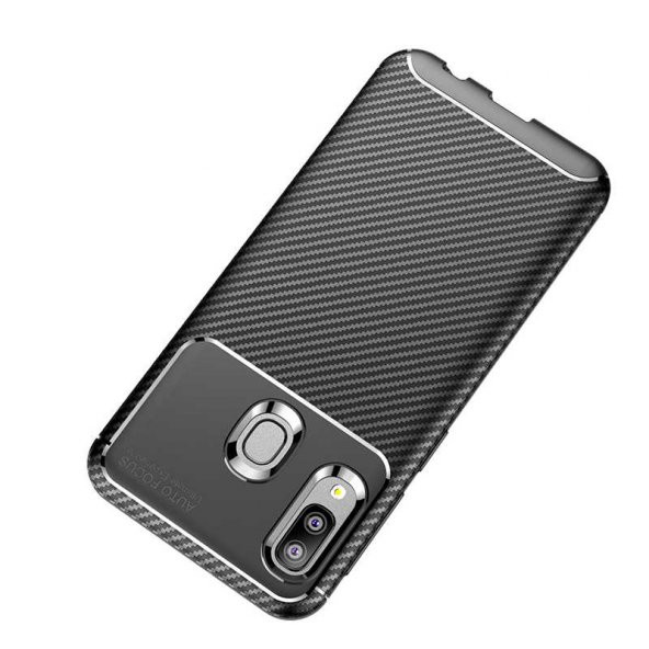 Samsung Galaxy A20E Kılıf Antişok Carbon Desenli Regnor Silikon Kapak - 9