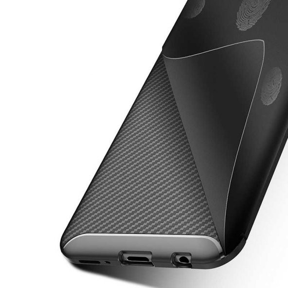 Samsung Galaxy A20E Kılıf Antişok Carbon Desenli Regnor Silikon Kapak - 12