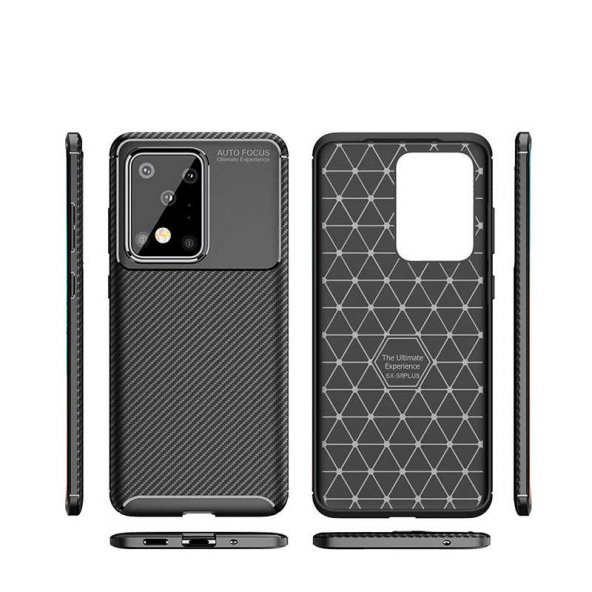 Samsung Galaxy S20 Ultra Kılıf Antişok Carbon Desenli Regnor Silikon Kapak - 12
