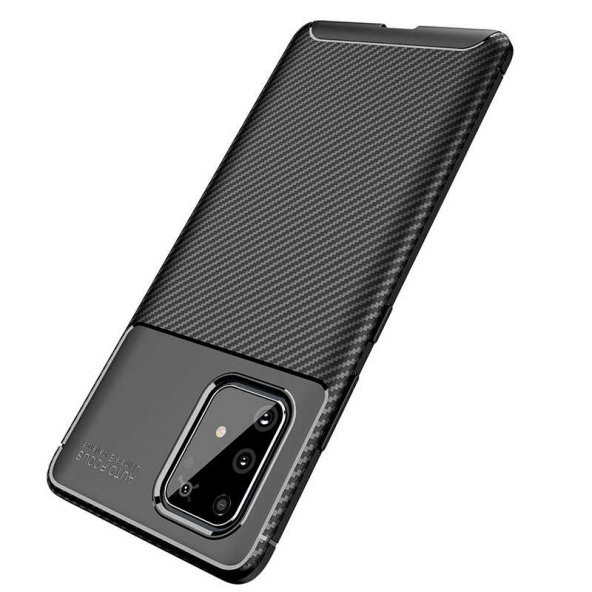 Samsung Galaxy A91 (S10 Lite) Kılıf Antişok Carbon Regnor Antişok Carbon Silikon - 9