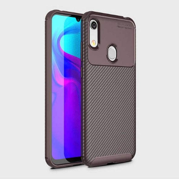 Huaewi Y6S 2019 Kılıf Antişok Carbon Regnor Antişok Carbon Silikon - 5
