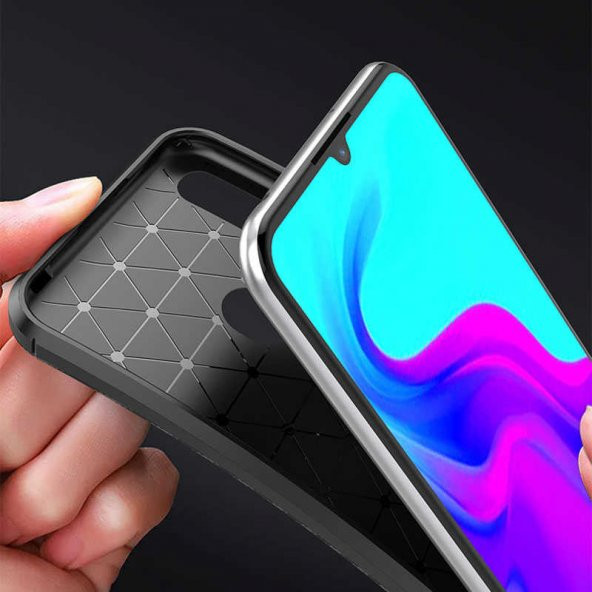 Huaewi Y6S 2019 Kılıf Antişok Carbon Regnor Antişok Carbon Silikon - 7