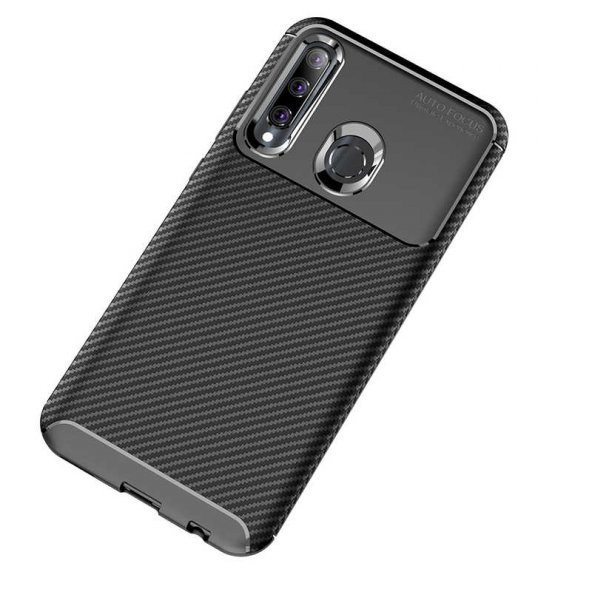 Huawei Honor 20 Lite Kılıf Antişok Carbon Regnor Antişok Carbon Silikon - 12