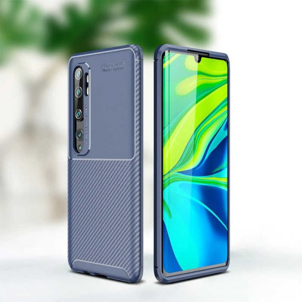 Xiaomi Mi Note 10 Kılıf Antişok Carbon Regnor Antişok Carbon Silikon - 3