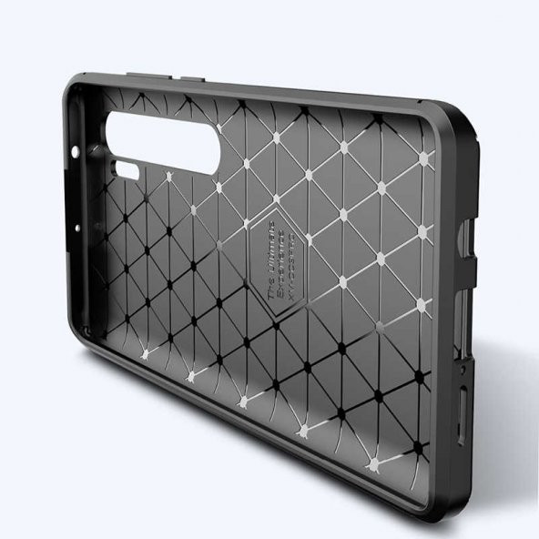 Xiaomi Mi Note 10 Kılıf Antişok Carbon Regnor Antişok Carbon Silikon - 8