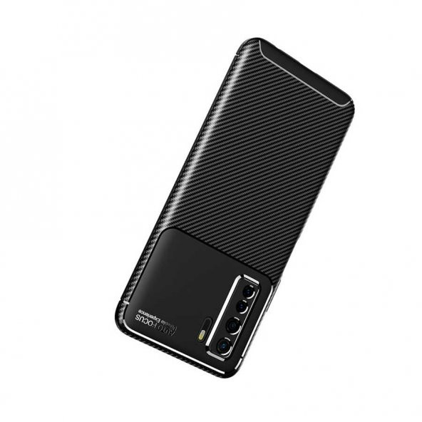 Huawei P40 Lite 5G Kılıf Antişok Carbon Regnor Silikon Kapak - 12