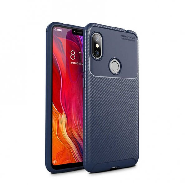 Xiaomi Redmi Note 6 Pro Kılıf Antişok Carbon Regnor Antişok Carbon Silikon - 10