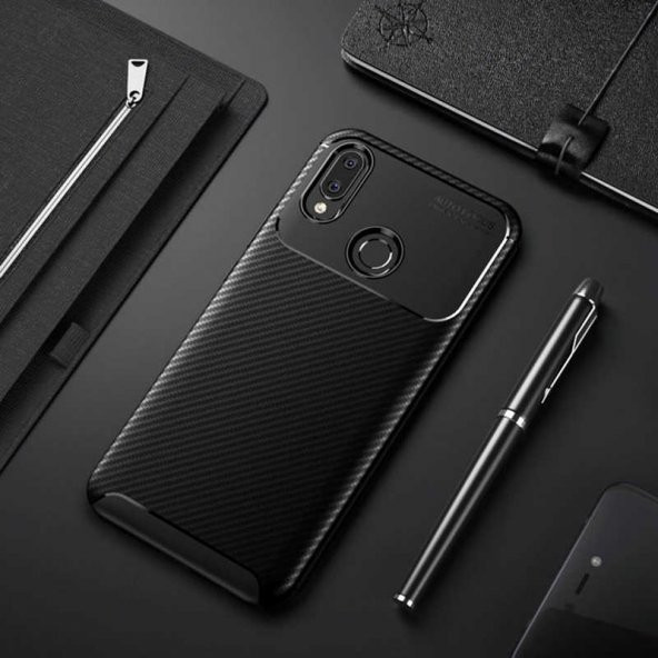 Huawei Honor Play Kılıf Antişok Carbon Regnor Antişok Carbon Silikon - 2