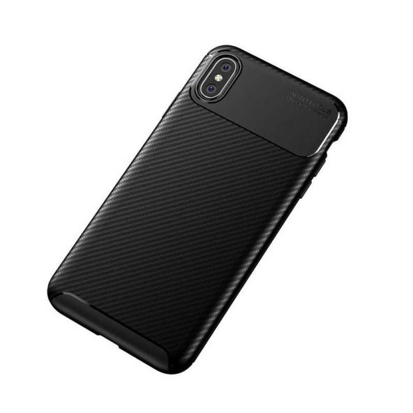 Apple iPhone XS 5.8 Kılıf Antişok Carbon Regnor Antişok Carbon Silikon - 2