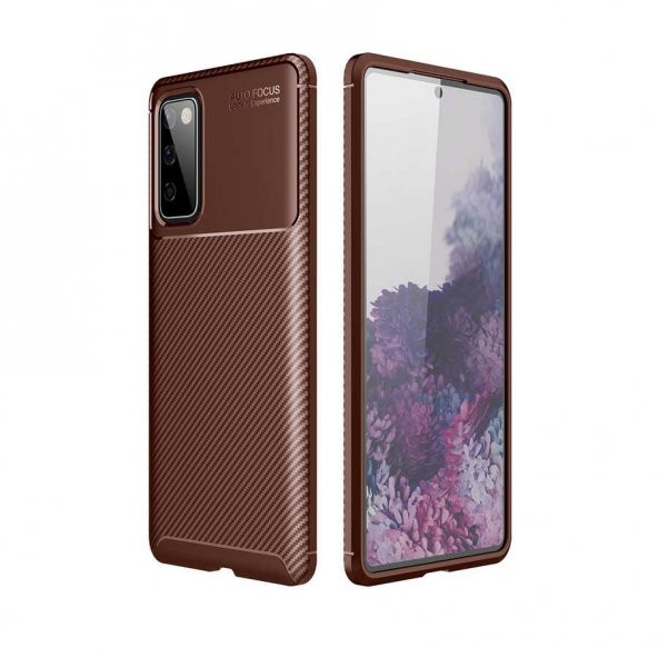 Samsung Galaxy S20 FE Kılıf Antişok Carbon Desenli Regnor Silikon Kapak - 4