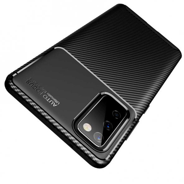 Samsung Galaxy S20 FE Kılıf Antişok Carbon Desenli Regnor Silikon Kapak - 6
