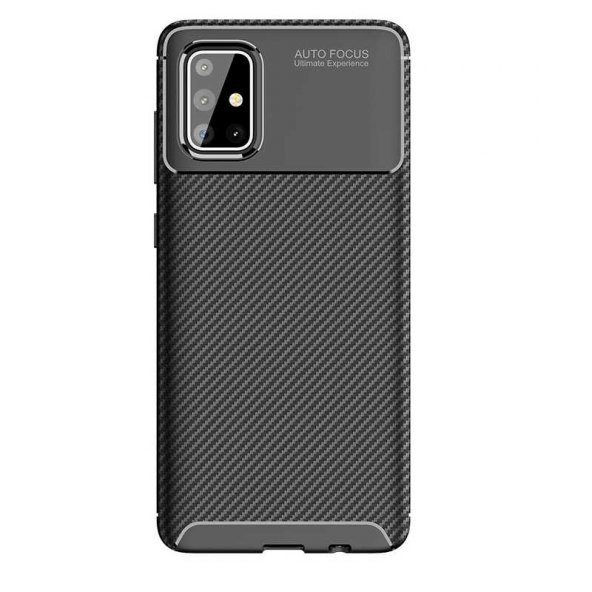Samsung Galaxy M31S Kılıf Antişok Carbon Desenli Regnor Silikon Kapak - 11