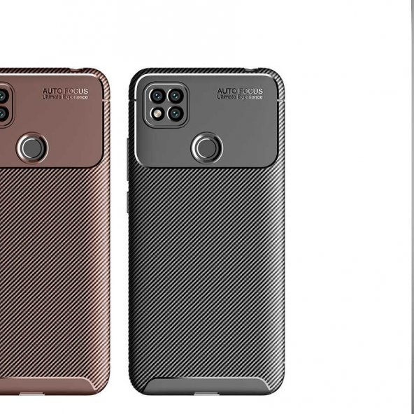 Xiaomi Redmi 9C Kılıf Antişok Carbon Desenli Regnor Silikon Kapak - 6