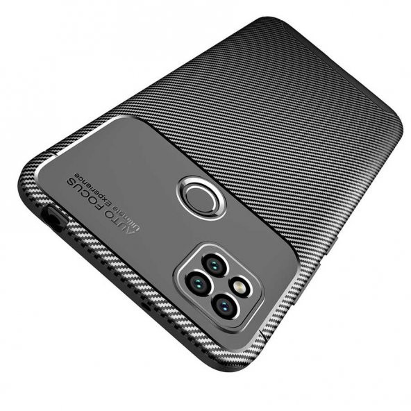Xiaomi Redmi 9C Kılıf Antişok Carbon Desenli Regnor Silikon Kapak - 7