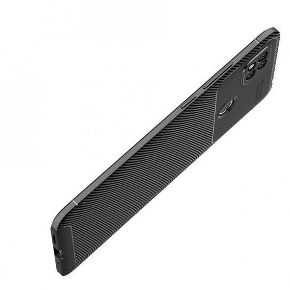 Xiaomi Redmi 9C Kılıf Antişok Carbon Desenli Regnor Silikon Kapak - 12