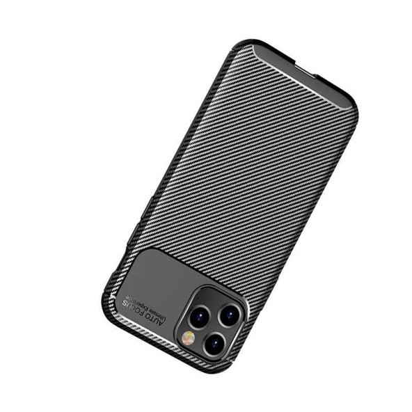 Apple iPhone 12 Pro Kılıf Antişok Carbon Desenli Regnor Silikon Kapak - 12
