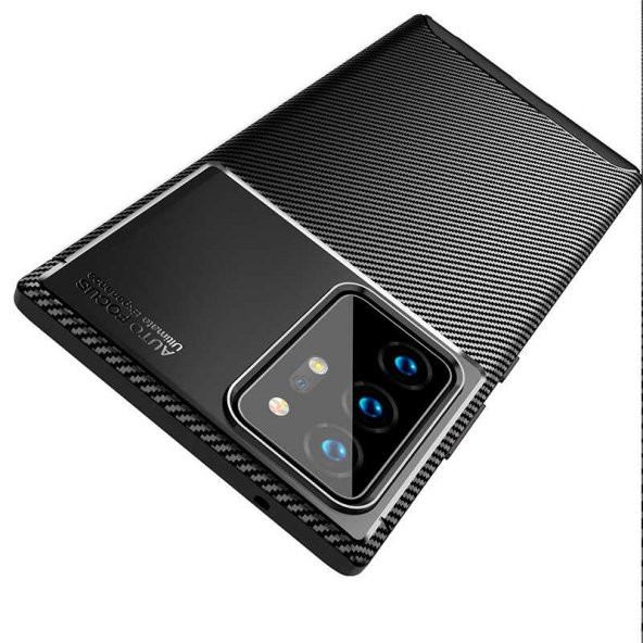 Samsung Galaxy Note 20 Ultra Kılıf Antişok Carbon Desenli Regnor Silikon Kapak - 7