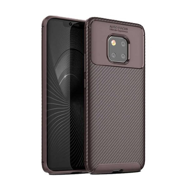 Huawei Mate 20 Pro Kılıf Regnor Antişok Carbon Silikon Kapak Kılıf - 11