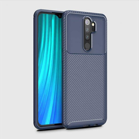 Xiaomi Redmi Note 8 Pro Kılıf Regnor Antişok Carbon Silikon Kapak - 11