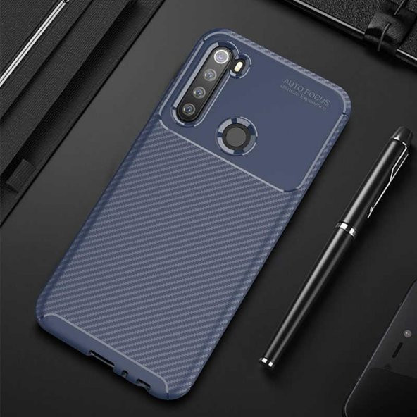 Xiaomi Redmi Note 8 Kılıf Antişok Carbon Regnor Antişok Carbon Silikon Kapak Kılıf - 6