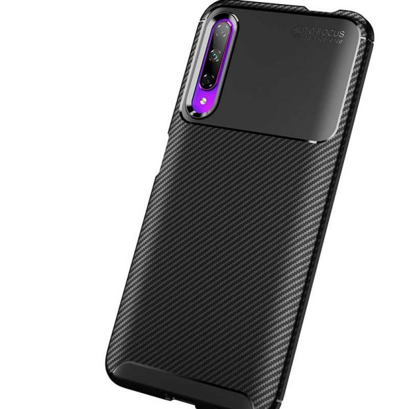 Huawei P Smart Pro 2019 Kılıf Antişok Carbon Regnor Antişok Carbon Silikon - 11