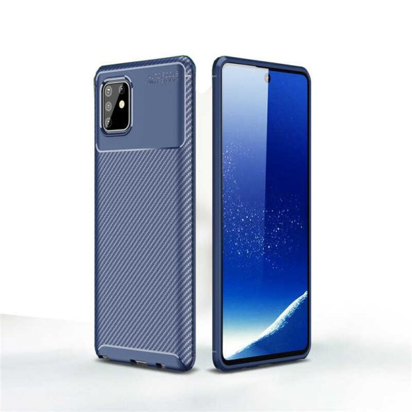 Samsung Galaxy A81 (Note 10 Lite) Kılıf Antişok Carbon Regnor Antişok Carbon Silikon - 10