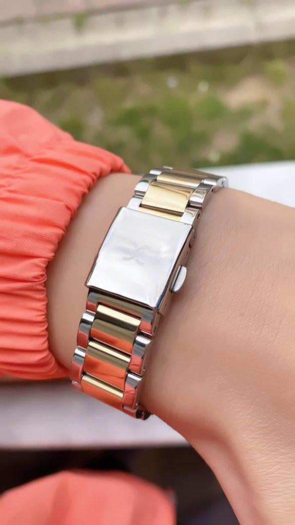 DANIEL KLEIN EDK.1.10036.5 BİLEKLİK HEDİYELİ YENİ SEZON SILVER GOLD KADIN KOL SAATİ - 7