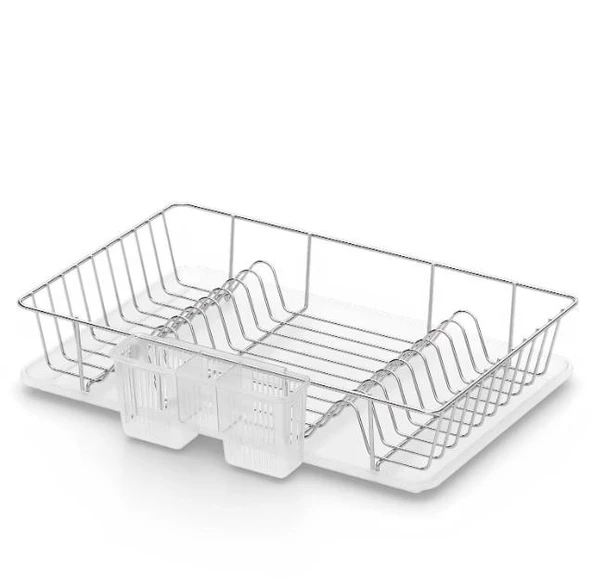 Geseus Home Tek Katlı Tabaklık Bulaşıklık Krom KB003K - 7