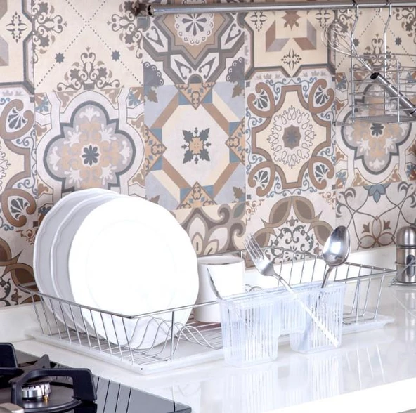 Geseus Home Tek Katlı Tabaklık Bulaşıklık Krom KB003K - 4