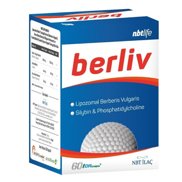 NBT Life Berliv Lipozamal Berberin 60 Kapsül