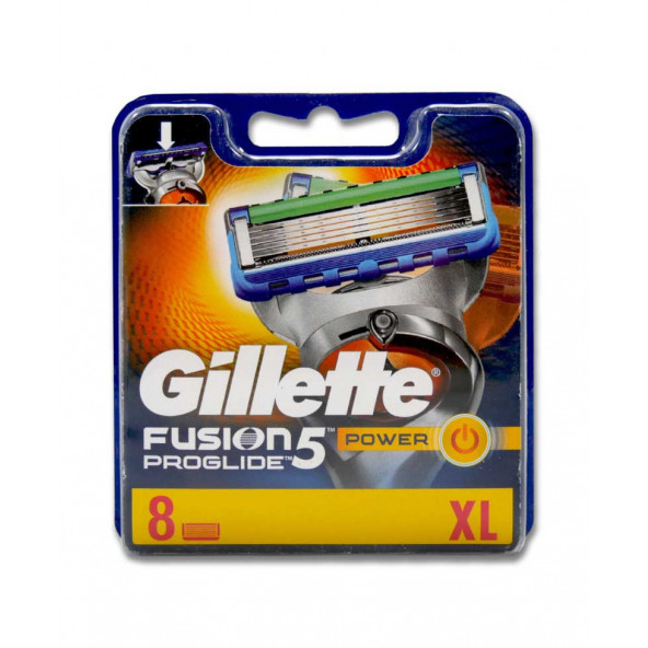 Gillette Fusion Proglide Power 8'li Yedek Tıraş Bıçağı