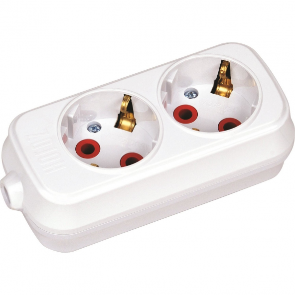 HOROZ 200-200-201 2 Lİ TOPRAKLI GRUP PRİZ(KLEMENSLİ)