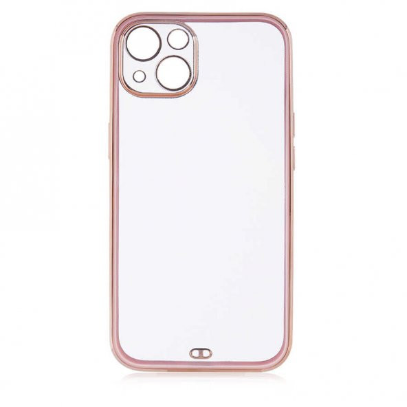 Kupa Apple iPhone 13 Kılıf Kamera Korumalı Renkli Şık Kenar Darbe Emici Şeffaf Silikon Kapak - 1
