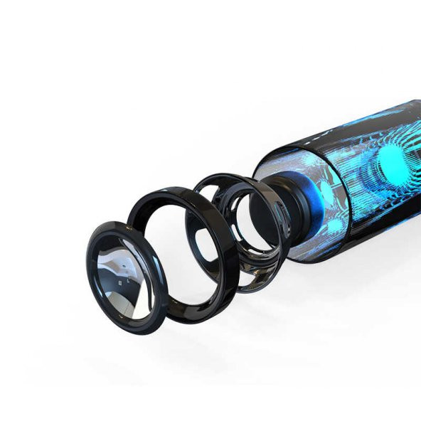 Kupa Gaming Bluetooth Speaker Hoparlör Ses Bombası RGB Işıklı Şık Mekanik Klavye Net Yükses Ses Kalitesi - 2