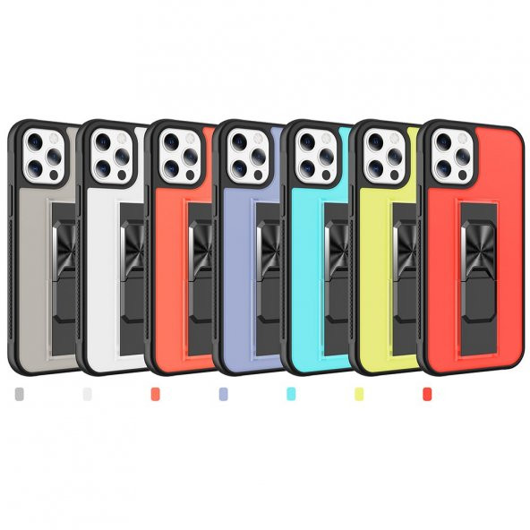 Kupa Apple iPhone 11 Kılıf Kamera Korumalı Şeffaf Yüzüklü Mıknatıslı Tank Armor Silikon Kapak - 2