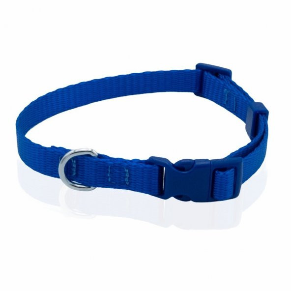 Doggie Ayarlanabilir Özellikli Dokumadan El Yapımı Köpek Boyun Tasması 1,5x25-40cm Royal Mavi - 2