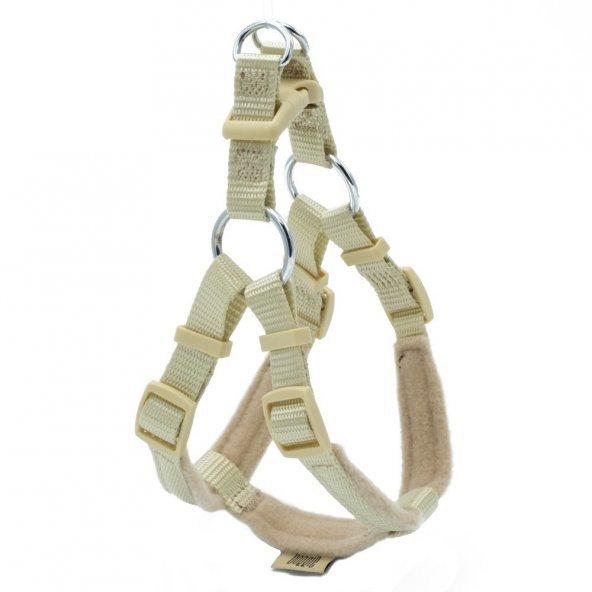 Doggie Polar Dokumadan El Yapımı Ronin Model Köpek Göğüs Tasması XS-1,5x35-45cm K.Haki