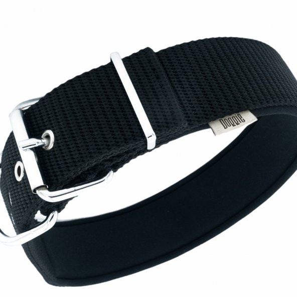 Doggie Elit Dokumadan El Yapımı Köpek Boyun Tasması 5x55-65cm Siyah - 2