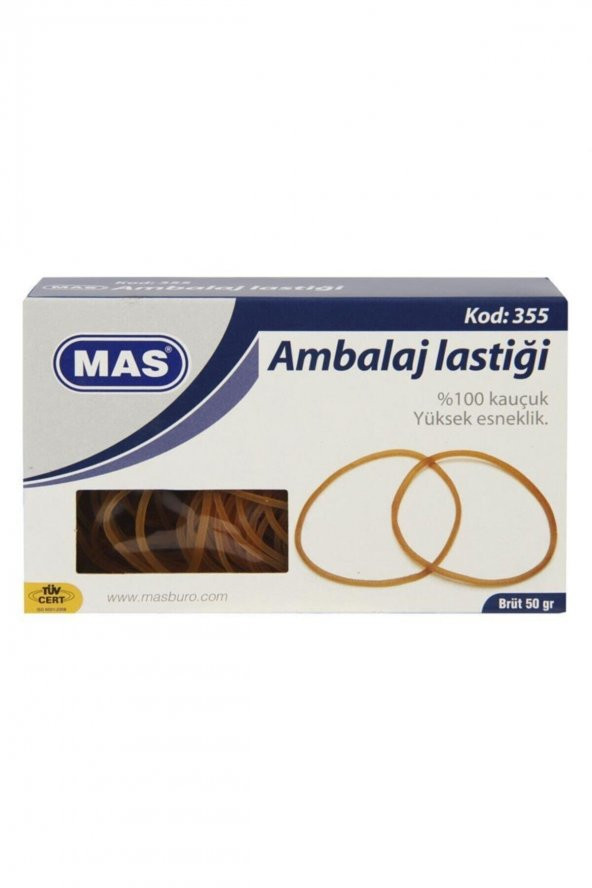 Mas 355 Kauçuk Paket Lastiği 50 gr