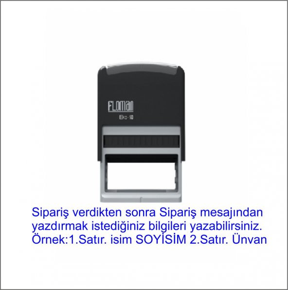 Floman 10 Yazısı İle Birlikte Otomatik Kaşe - 3