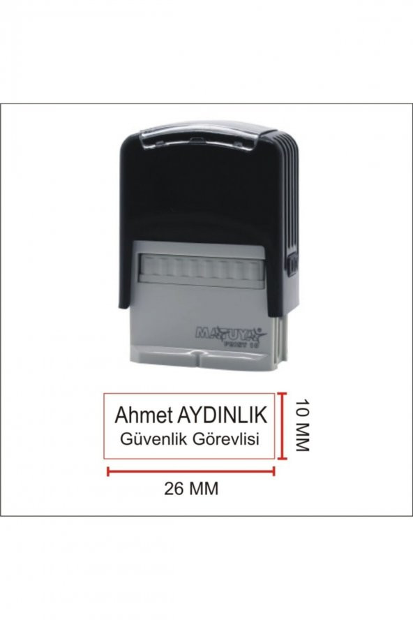 Floman 10 Isim Ünvan Kaşesi - Yazısı Dahil - 2