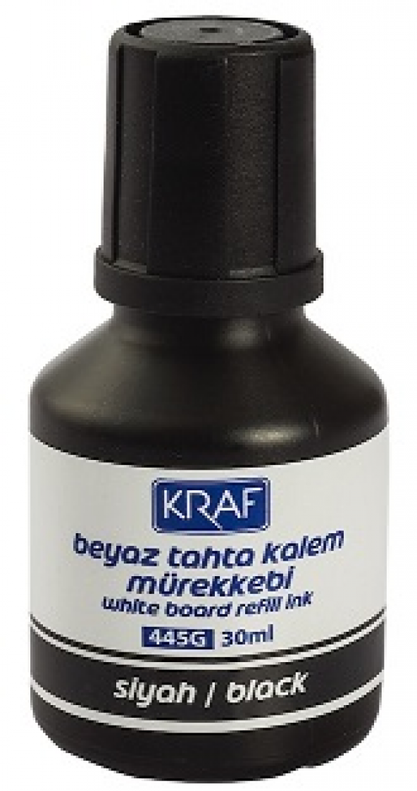 KRAF Beyaz Tahta Kalem Mürekkebi SİYAH 30 ml